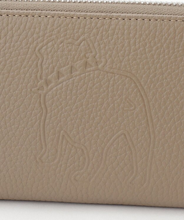 J.PRESS MEN 【MORPHO×J.PRESS】バックブル ハニーセル長財布(Ｌ字ラウンドファスナー) キャメル系