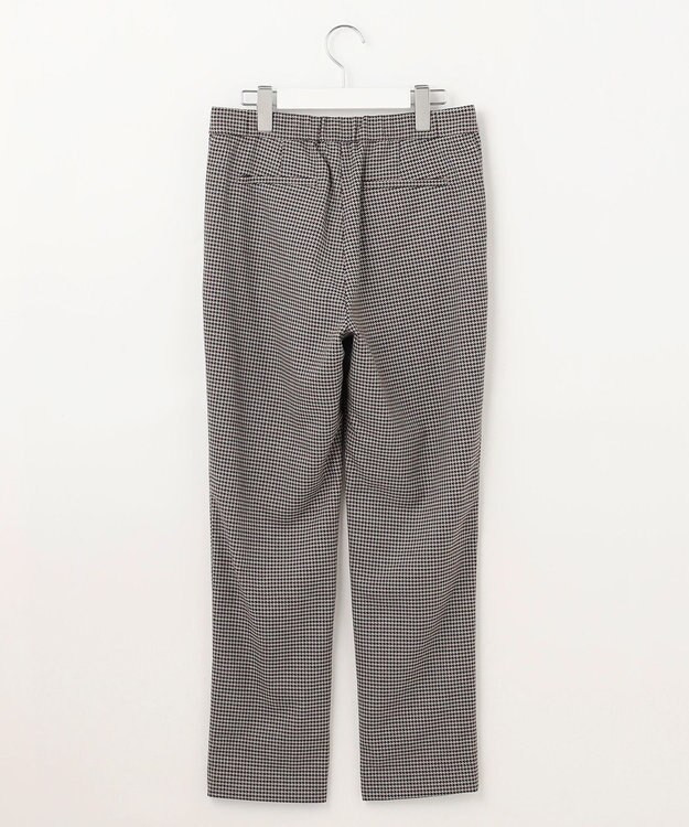 J.PRESS LADIES S 【洗える】30/2 TR ドビー ガンクラブ テーパード パンツ ライトグレー系3
