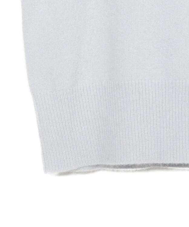 JOSEPH 【洗える】ブラッシュドカシミヤ　ラウンドネックニット Frost/Black