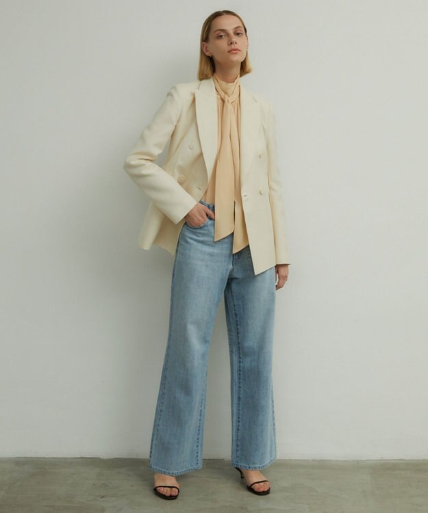 BEIGE， OLGA / ボウタイブラウス L.Orange