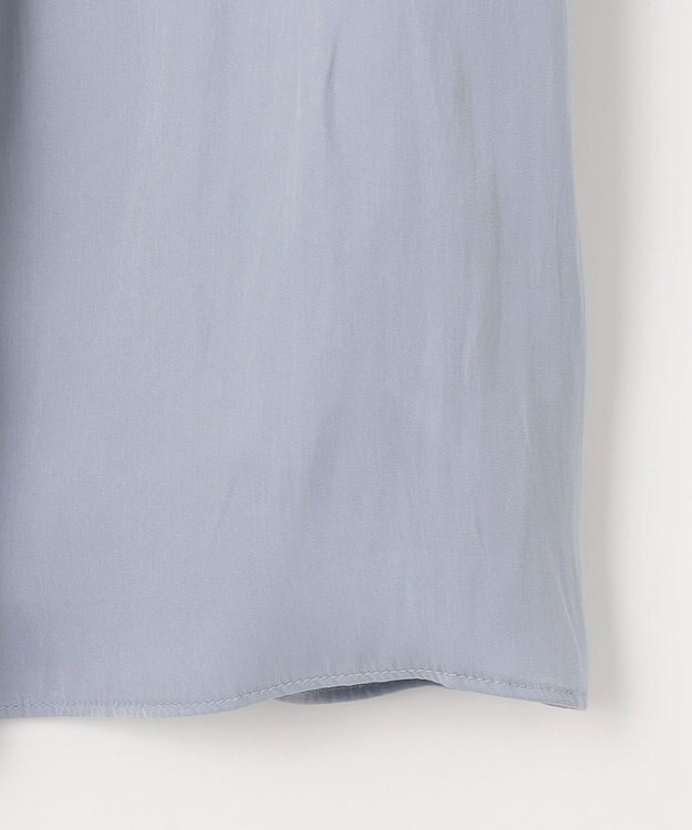 J.PRESS LADIES 【洗える・抗菌防臭・接触冷感・吸水速乾】ドライポンチ フレア カットソー サックス系