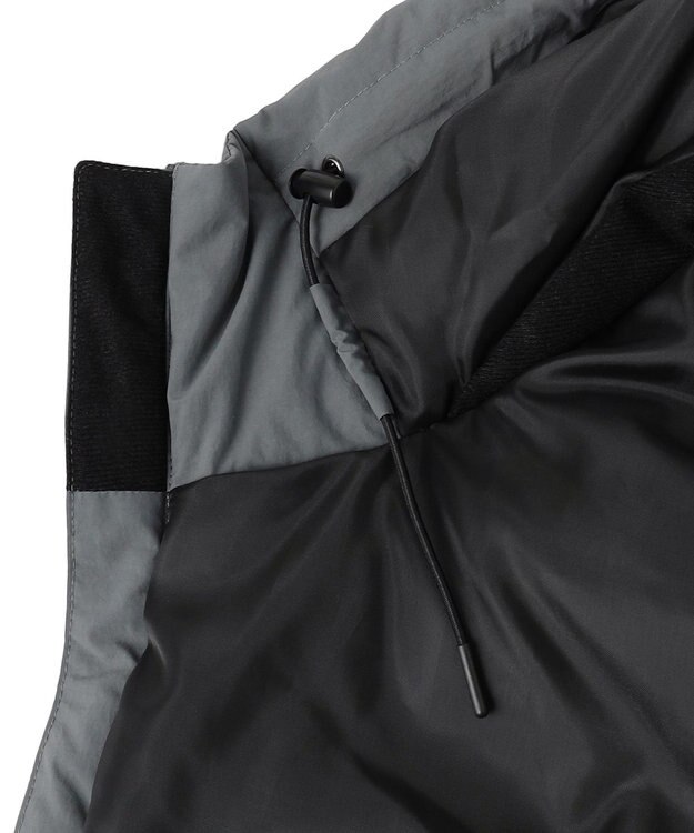 J.PRESS MEN 【WEB・一部店舗限定】フーデット ダウンジャケット ライトグレー系