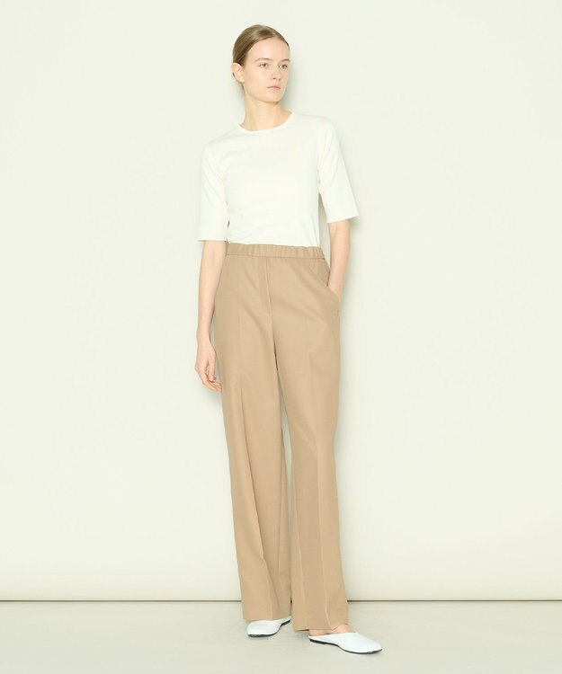 JOSEPH 【洗える】フィールコットン　ニットTEE Ivory