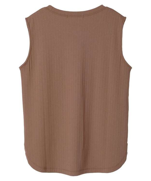 Green Parks ・ＳＵＧＡＲ　ＳＰＯＯＮ　冷感リブノースリーブ Light Brown