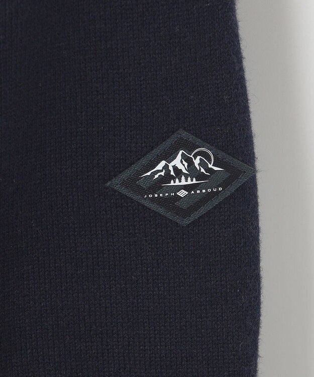 JOSEPH ABBOUD MOUNTAIN 【UNISEX】高機能 アウトドアニットパーカー ネイビー系