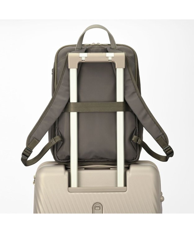 ACE BAGS & LUGGAGE W&.Day/Night リッカノーツ スクエアリュック A4サイズ 14.0インチPC収納 19162 ダブルアンド ダークグレー