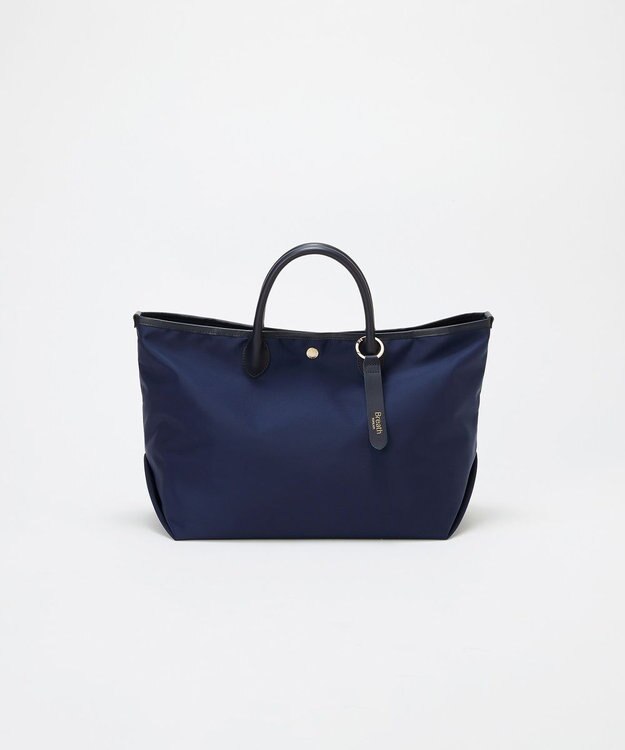 TOPKAPI 【Breath TOPKAPI】ナイロン レザーハンドル シンプル トートバッグ / 軽量 / A4対応 ネイビー