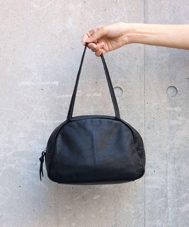 FOLNA RD ソフトレザーボストンバッグ S-SIZE ブラック