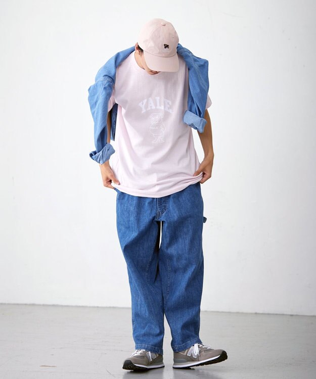 J.PRESS YORK STREET 【UNISEX】デニムペインターパンツ スカイブルー系