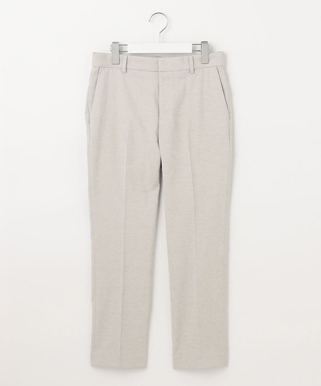 自由区 L 【接触冷感/UVカット/吸水速乾/洗える】シェルタリングドライオックス テーパードパンツ フラックス