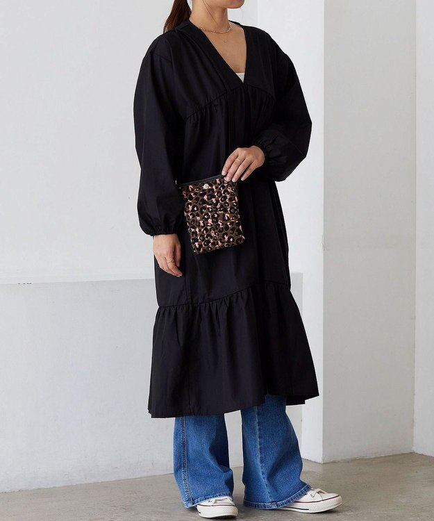 TOPKAPI 【TREASURE TOPKAPI】アニマルジャガード ミニポシェット ショルダーバッグ ブラウン