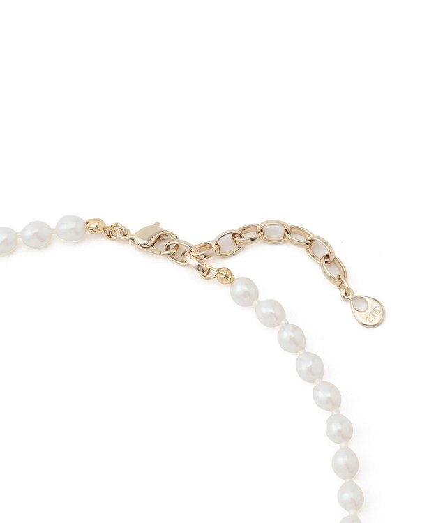 23区 グラデーション パール ネックレス ホワイト系