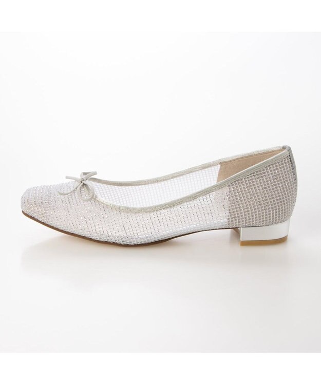Riz raffinee <Riz raffinee>メッシュバレエシューズ シルバー