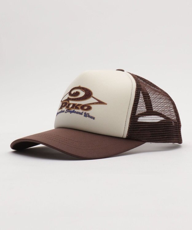 WEGO 【ユニセックス着用ITEM】別注PIKOメッシュキャップ ブラウン