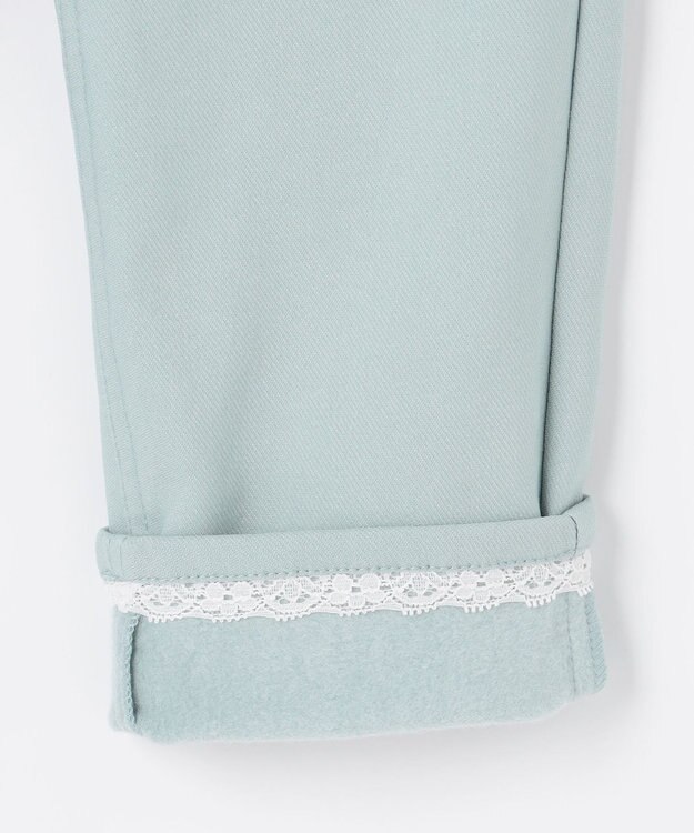 ANY KIDS 7days 裏起毛ガーリーパンツ ミント