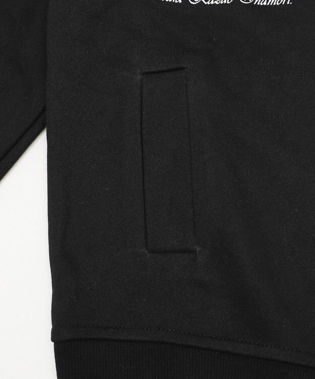 WEGO オフショルグラフィックスウェット ブラック