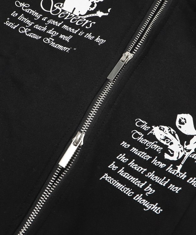 WEGO オフショルグラフィックスウェット ブラック