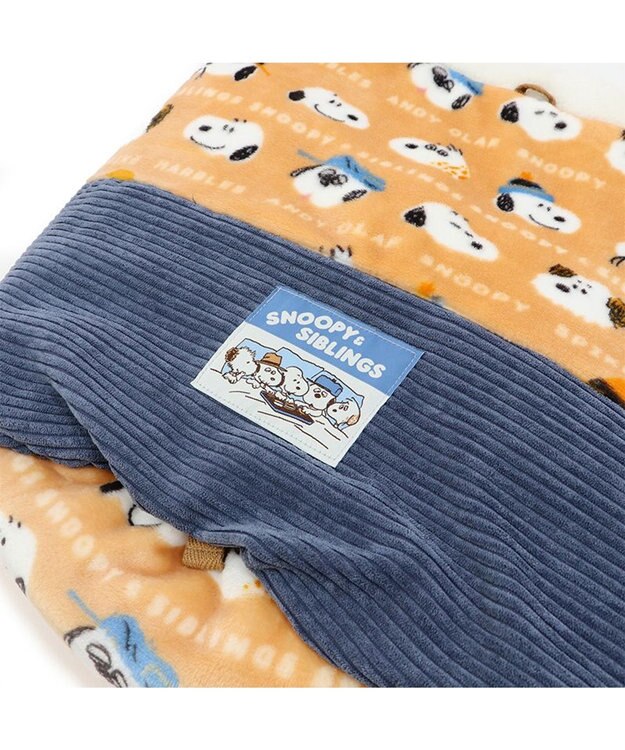 PET PARADISE スヌーピー 筒型寝袋 遠赤外線 《ブラザー柄》 35×50cm ブラザー柄