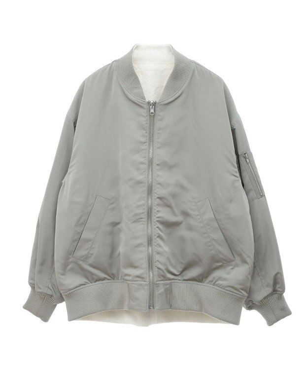 earth music&ecology リバーシブルMA-1 カーキ