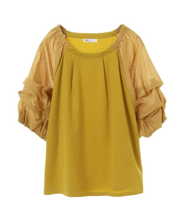 CRAFT STANDARD BOUTIQUE ホイップスリーブブラウス Mustard