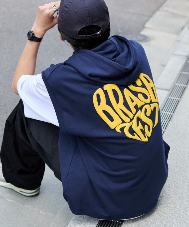 WEGO 【ユニセックス着用ITEM/2点SET】パーカーアンサンブルT（SS） ネイビー