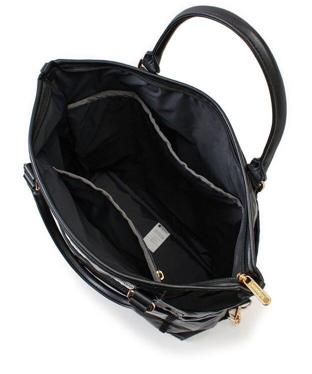 LeSportsac EVERYDAY TH CITY BKPK/アップタウンブラックシャイン/ブラック2 アップタウンブラックシャイン/ブラック2