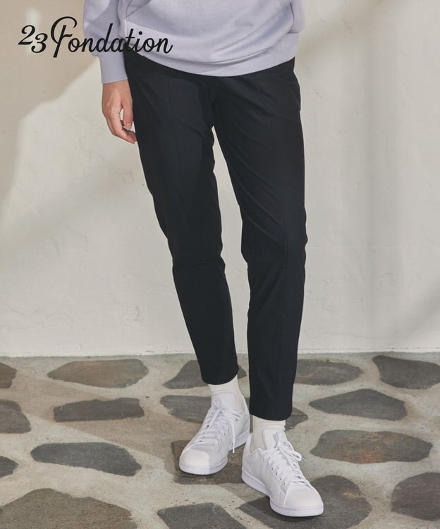 23区GOLF 【23Fondation/WOMEN】メリルハイテンション ジョガーパンツ ブラック系