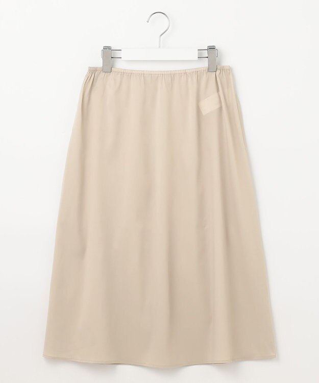 自由区 【カタログ掲載・接触冷感・UVカット・洗える】リネンミックスツィル ワンピース サンド