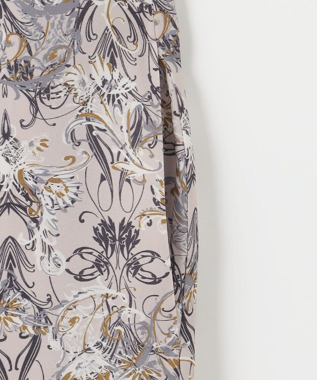 自由区 L 【洗える】バロックプリント ワンピース ローズ系5