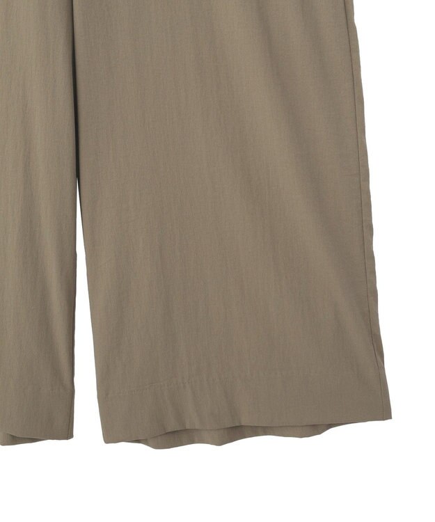 YECCA VECCA ドライタッチペプラムサロペット Dark Beige