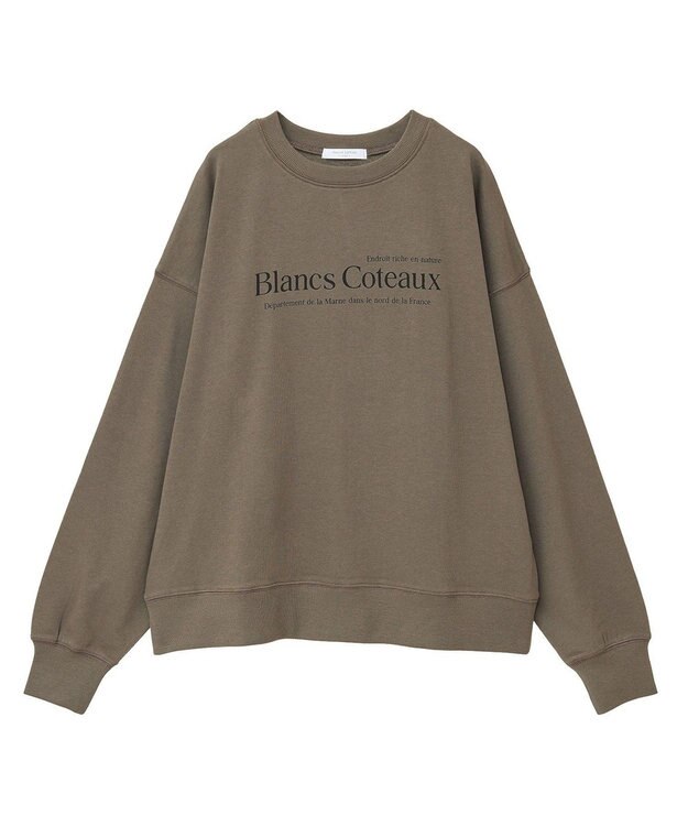 Green Parks アソートロゴミニ裏毛プルオーバー Khaki