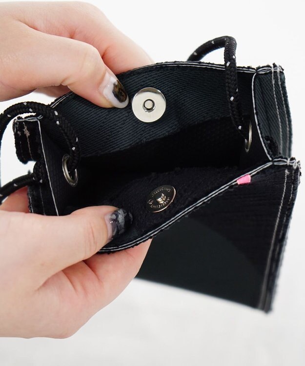 POLS MACHIKOスマホショルダー ブラック