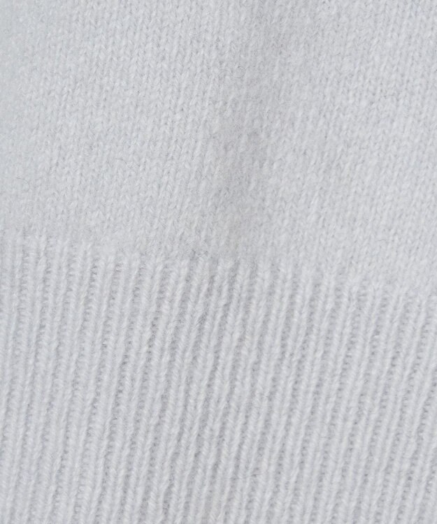 JOSEPH 【洗える】ブラッシュドカシミヤ　ラウンドネックニット Frost/Black