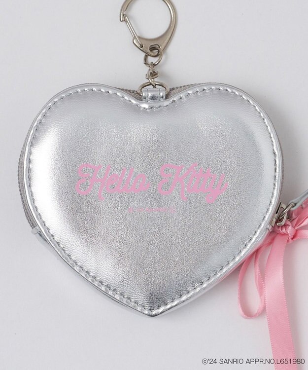 WEGO 【サンリオ】HELLOKITTYコラボハートポーチチャーム シルバー