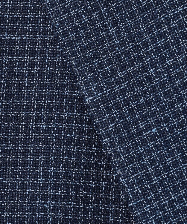 GOTAIRIKU 【尾州】ストレッチメッシュジャケット_千鳥格子柄 ネイビー×千鳥格子柄