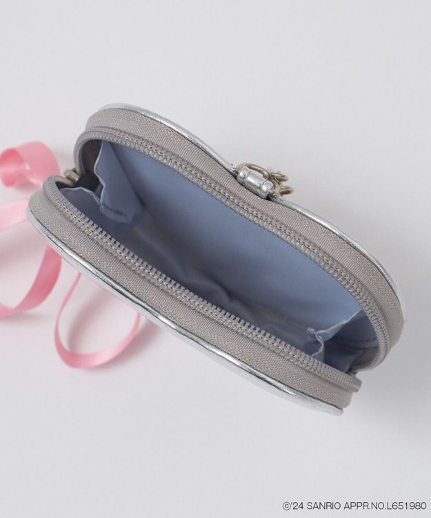 WEGO 【サンリオ】HELLOKITTYコラボハートポーチチャーム シルバー