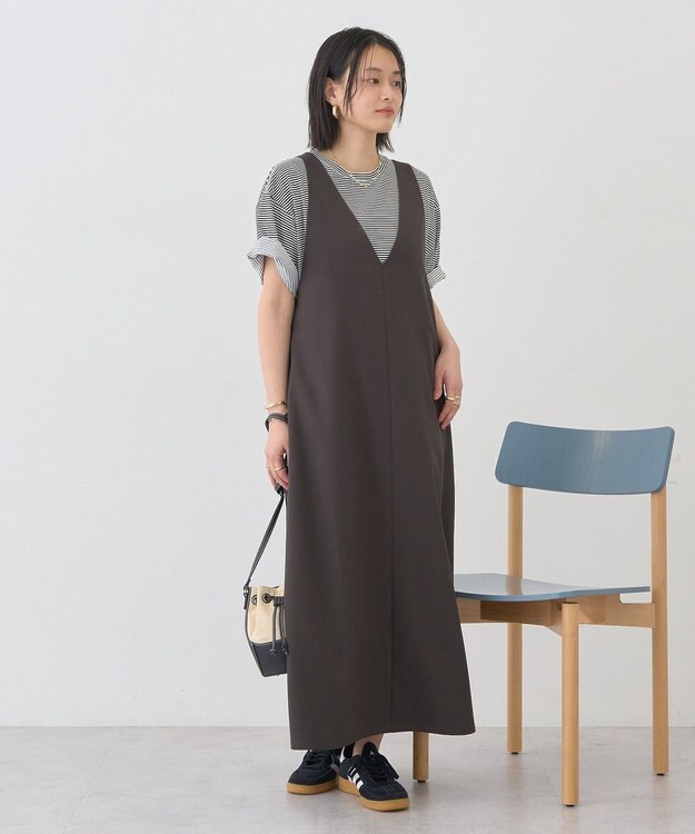 AMERICAN HOLIC 【前後2WAY】ZIPジャンスカ Charcoal Gray