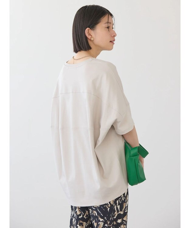 AMERICAN HOLIC ＵＶカット＋接触冷感　コクーンカットプルオーバー Gray Beige