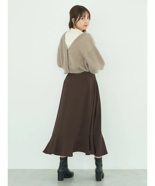 earth music&ecology ねこ毛ライク２ｗａｙボレロ Mocha