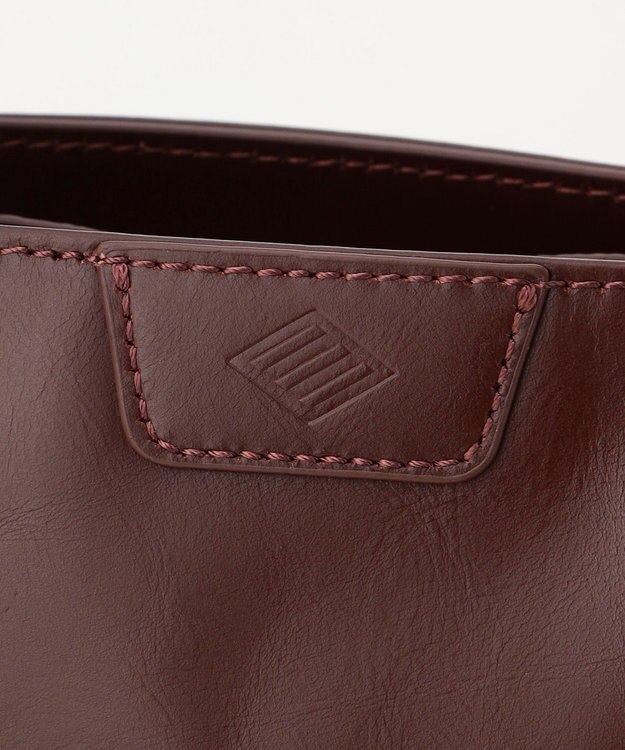 JOSEPH ABBOUD 【JOSEPH ABBOUD 日本上陸30周年・牛革/軽量】オイルドレザートートバッグ ダークブラウン系