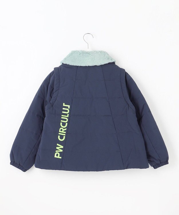 PW CIRCULUS 【ベスト / ブルゾン / 襟も外せる / WOMEN】3WAYデタッチャブルブルゾン ネイビー系