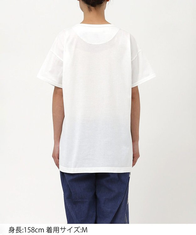 tsumori chisato SLEEP ツモリチサト トップス ルームウエア 4分袖 綿100%(本体) 天竺素材 レディース UTT150 /ワコール アイボリー