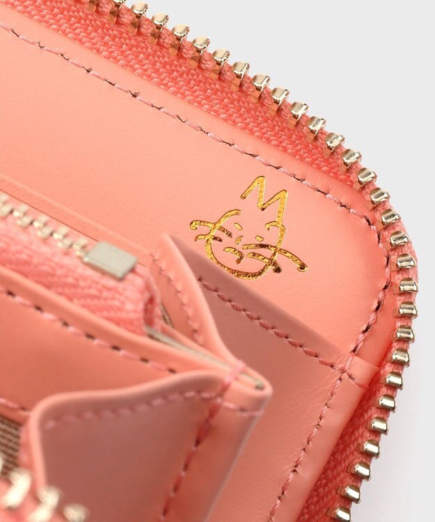 Paul Smith カラードゥードゥル ラウンドジップ 長財布 ピンク