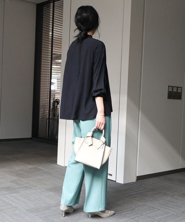 AMERICAN HOLIC サラックールタックブラウス Black