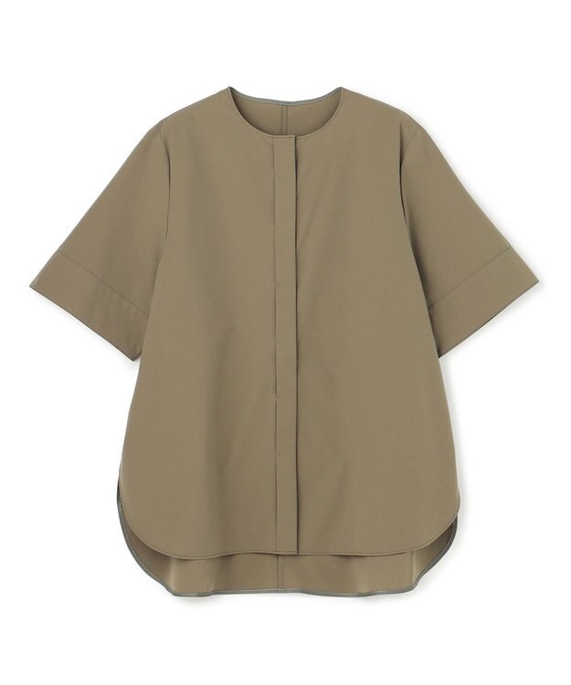 UNFILO 【セットアップ着用可】FINE MOVE ブラウス カーキ