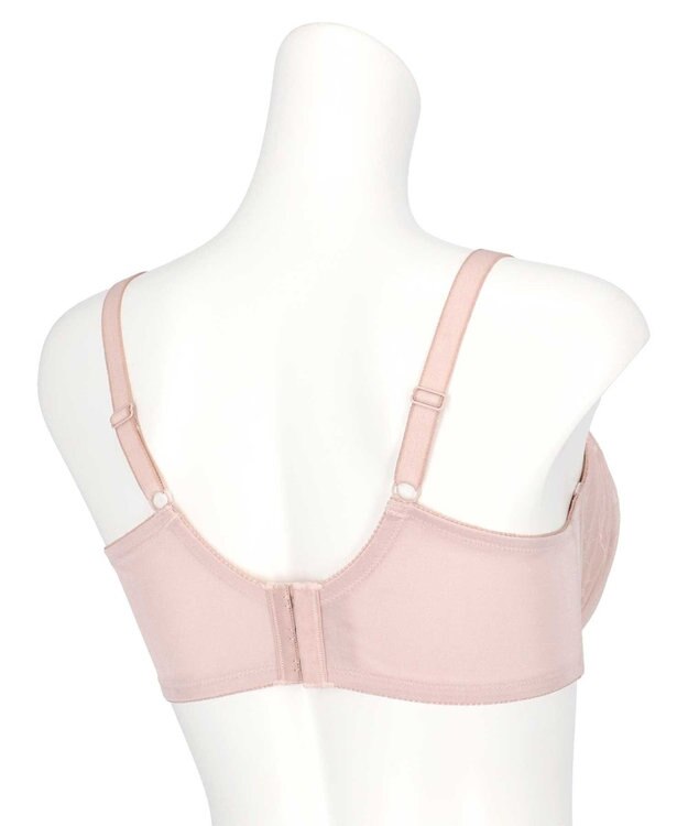 AMPHI ブラジャー グラマーさんにおすすめ 脇高設計 【しっかりささえてすっきり脇寄せブラ】 バストふっくら立体的 Gカップまで対応 アンダー95まで展開 BBJ302 アンフィ／ワコール ピンク