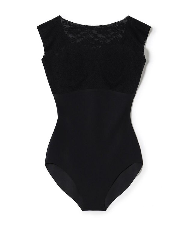 Chacott ノースリーブレオタード ブラック