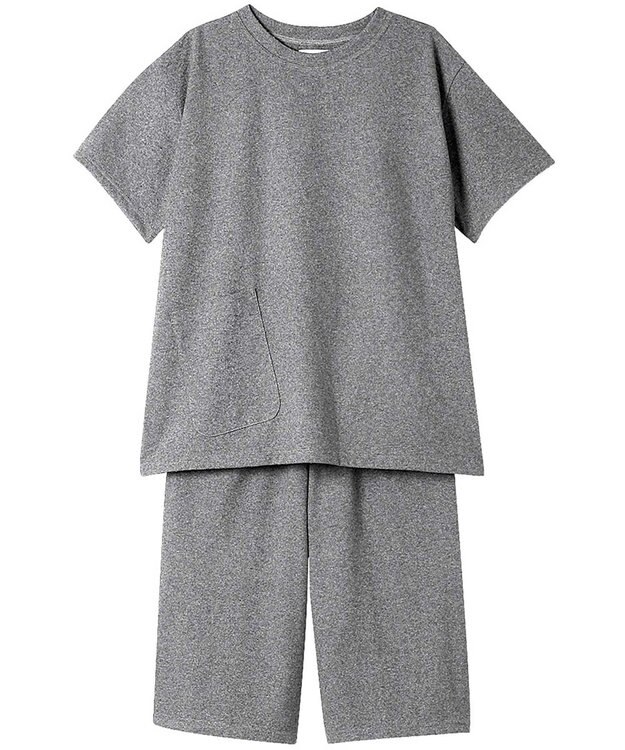 une nana cool 綿混ブークレー 半袖パジャマ GY