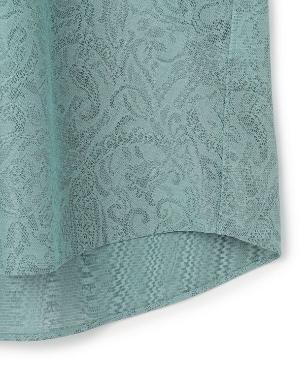 JOSEPH HOMME 【新柄】ヨシタレース　7分袖レギュラーカラーシャツ スモーキーグリーン系