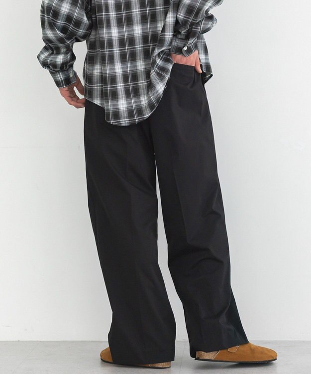 CRAFT STANDARD BOUTIQUE ワンタックチノスラックス Black